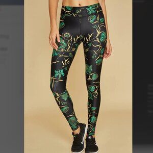 The Upside Black Jade Floral Leggings